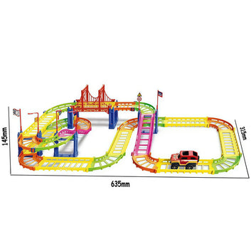 Train Rail Track Toy Building Set