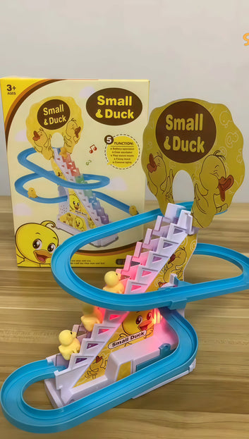 Small & Duck” climbing stairs and slide toy